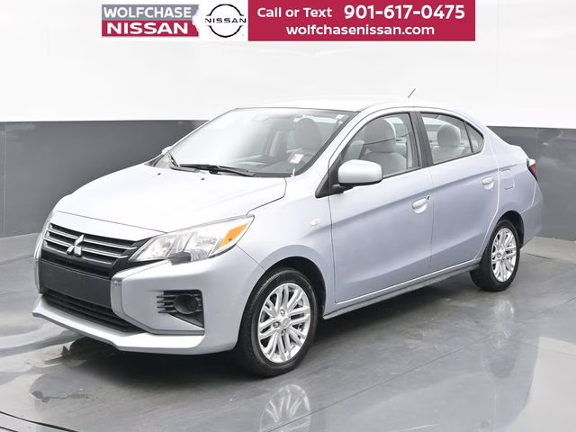 2022 Starlight Silver Metallic Mitsubishi Mirage G4 ES FWD Sedan