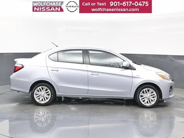 2022 Starlight Silver Metallic Mitsubishi Mirage G4 ES FWD Sedan