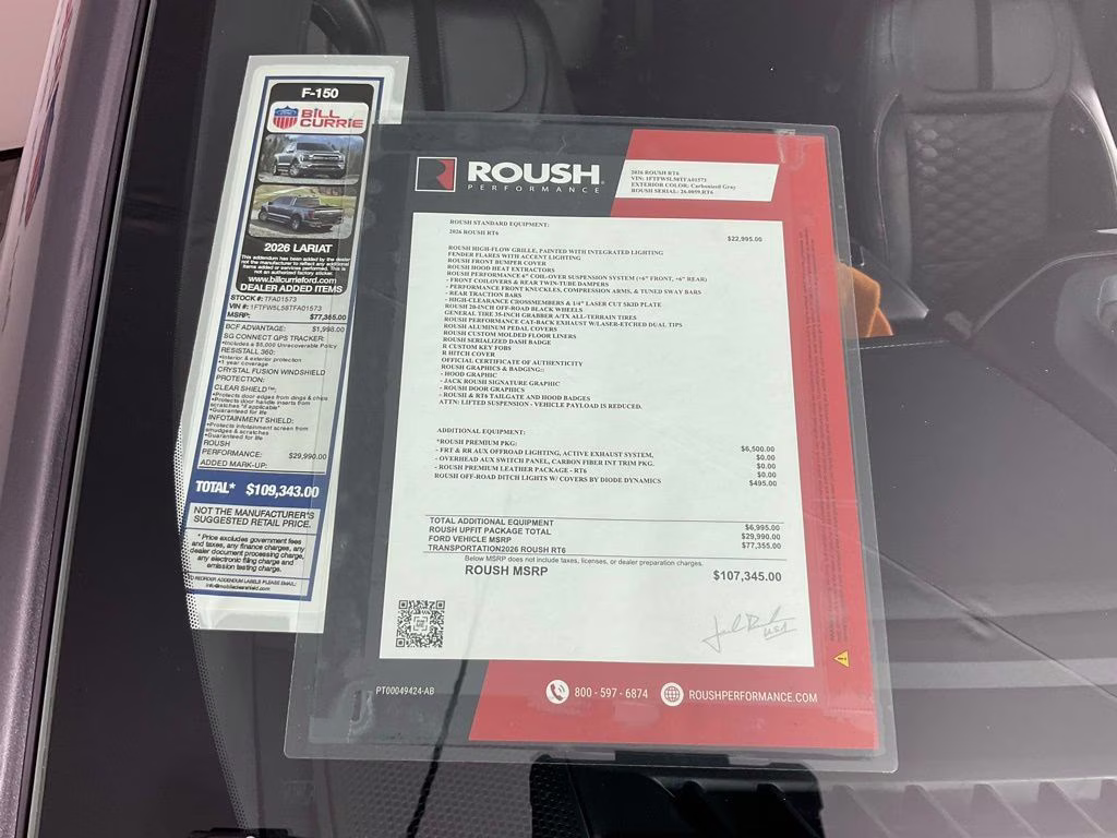 2026 Gray Metallic Ford F-150 Lariat Roush 4X4 Truck
