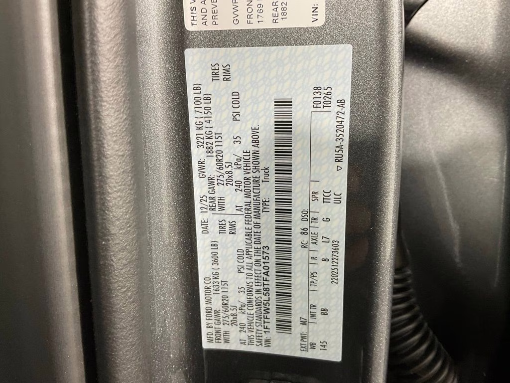 2026 Gray Metallic Ford F-150 Lariat Roush 4X4 Truck