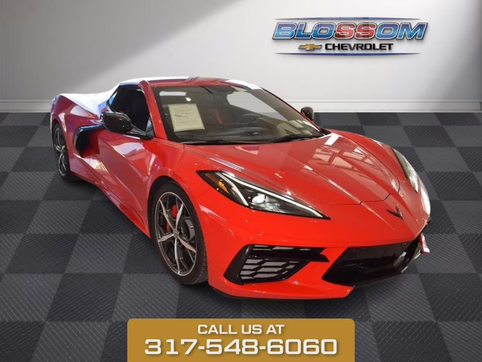 2021 Torch Red Chevrolet Corvette Stingray RWD Convertible