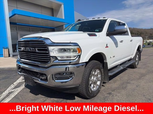 2021 Bright White Clearcoat Ram 2500 Laramie 4X4 Truck
