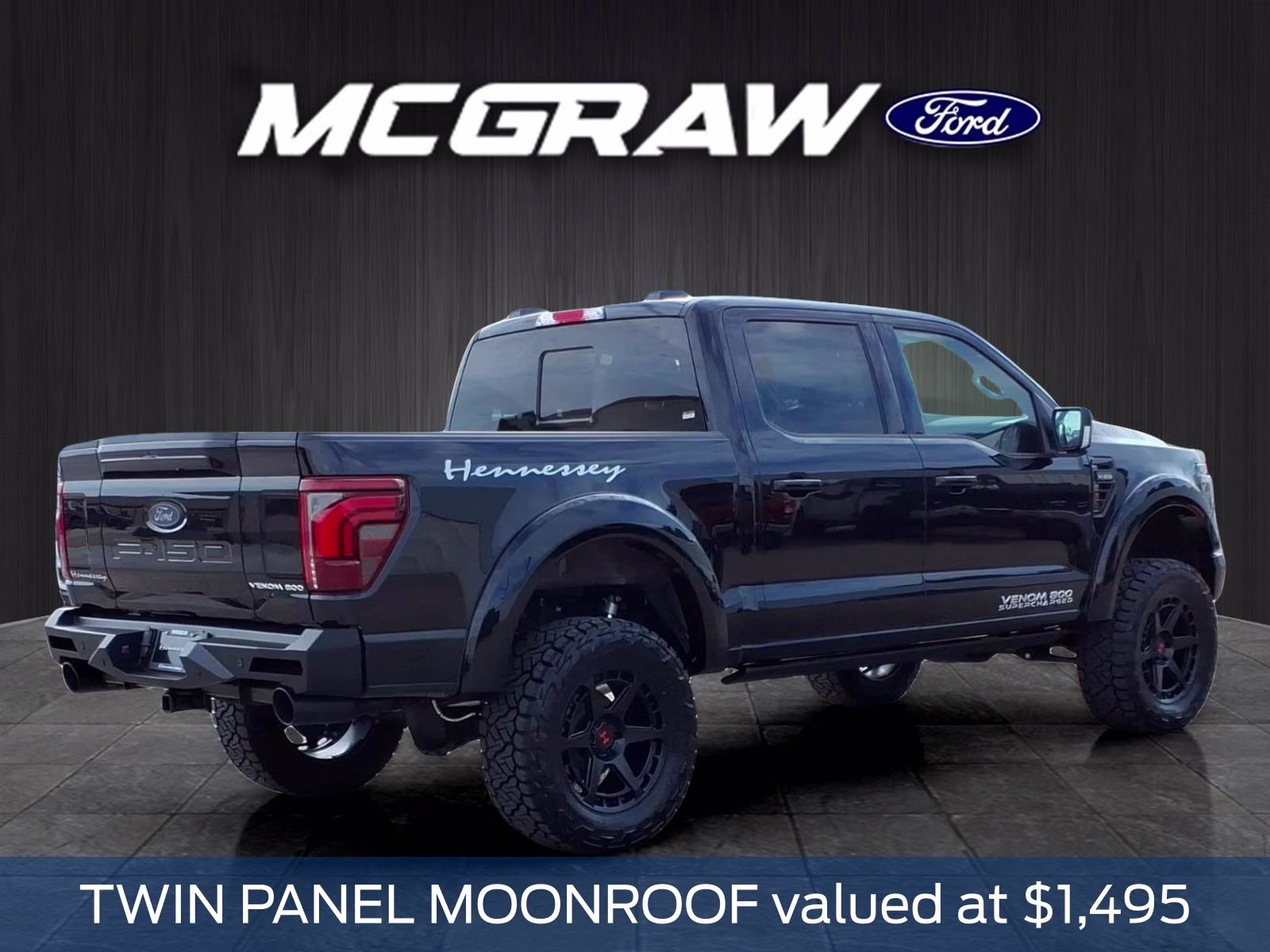 2026 Black Metallic Ford F-150 Hennessey Venom 800 4X4 Truck