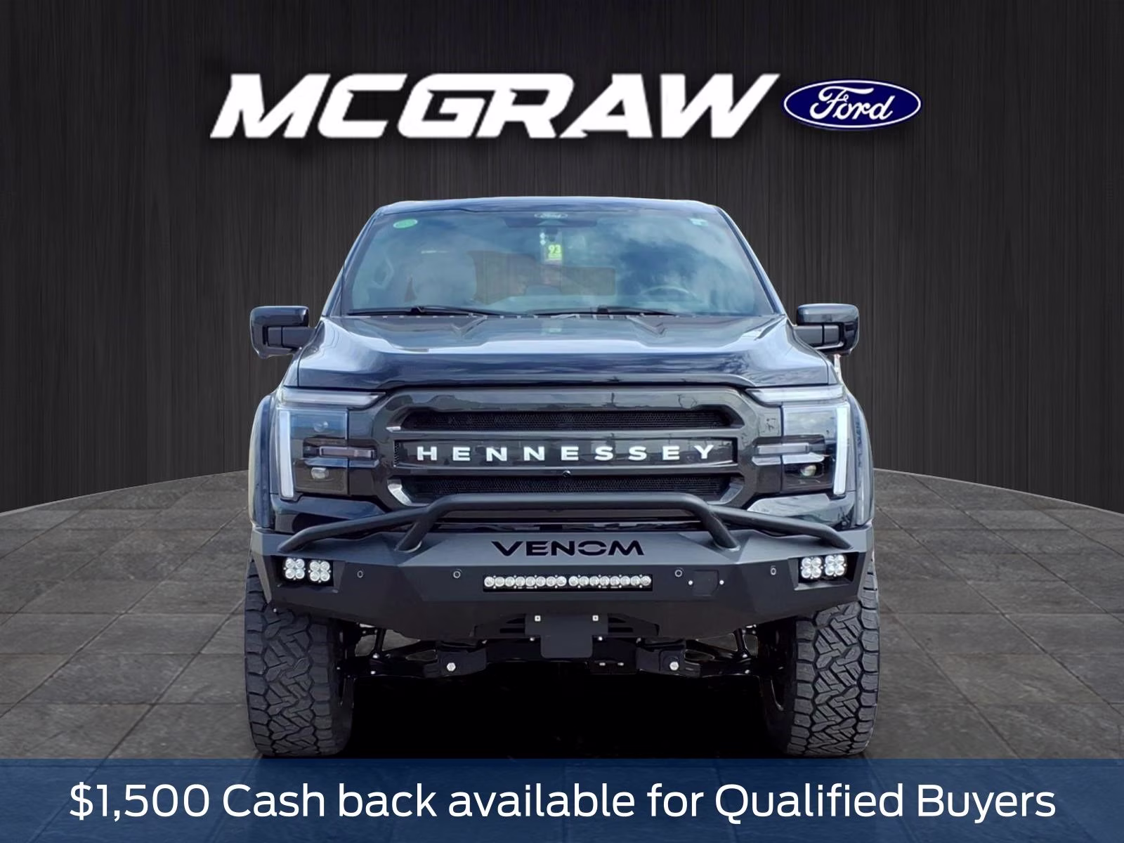 2026 Black Metallic Ford F-150 Hennessey Venom 800 4X4 Truck