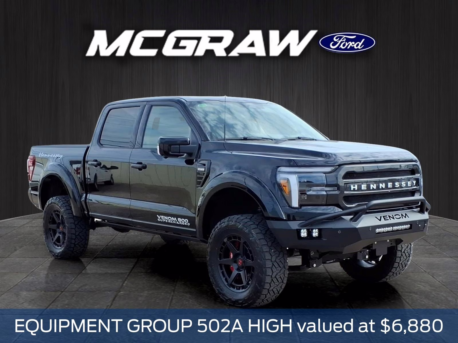 2026 Black Metallic Ford F-150 Hennessey Venom 800 4X4 Truck