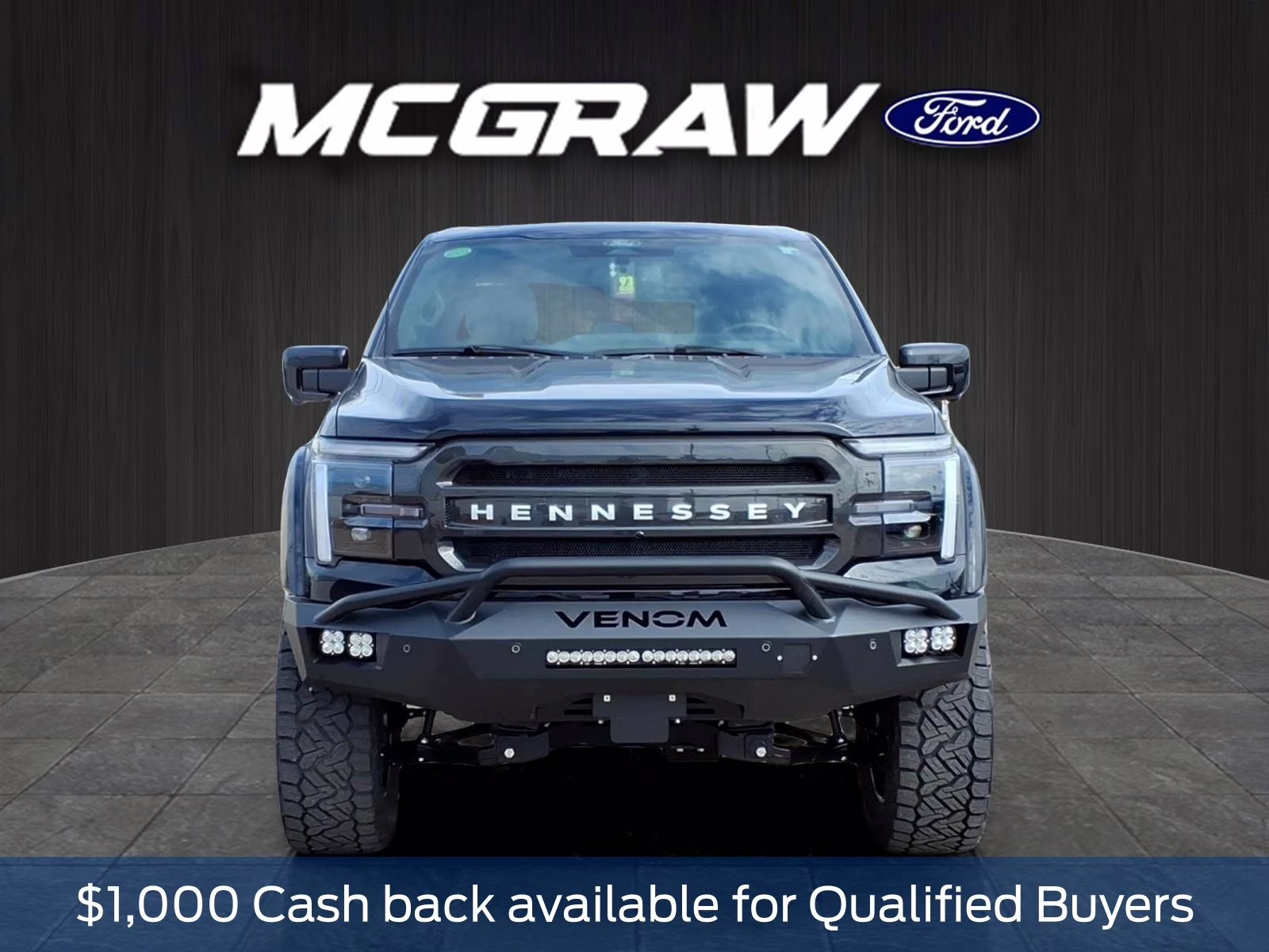 2026 Black Metallic Ford F-150 Hennessey Venom 800 4X4 Truck