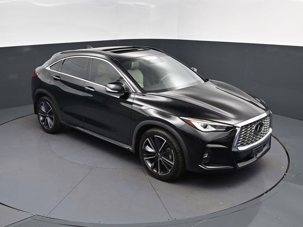 2023 Black Obsidian INFINITI QX55 LUXE AWD SUV