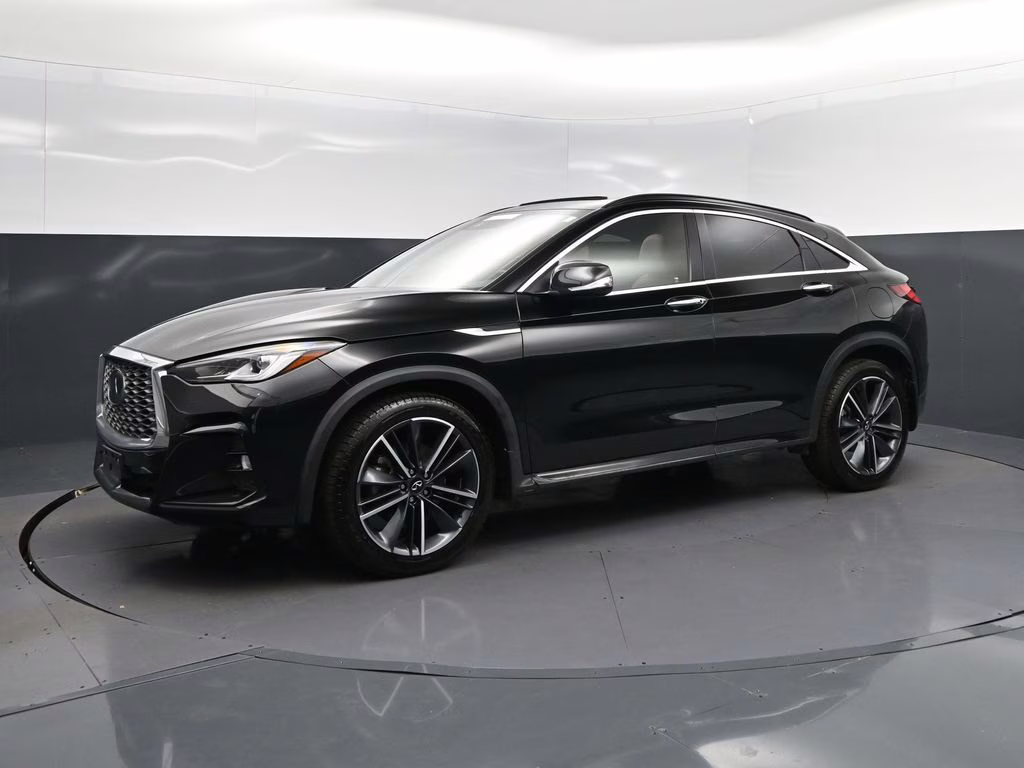 2023 Black Obsidian INFINITI QX55 LUXE AWD SUV