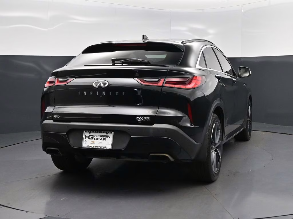 2023 Black Obsidian INFINITI QX55 LUXE AWD SUV