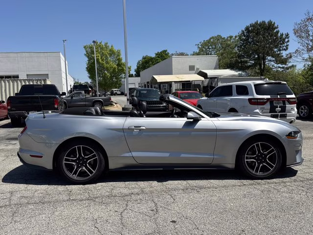 2020 Silver Metallic Ford Mustang EcoBoost Premium RWD Convertible