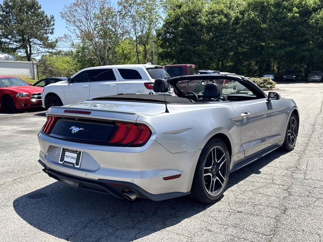 2020 Silver Metallic Ford Mustang EcoBoost Premium RWD Convertible