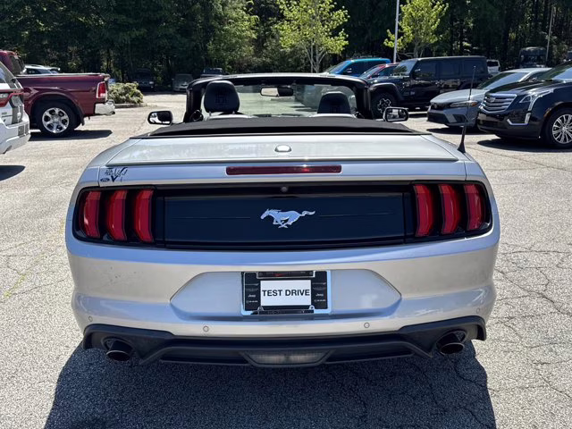2020 Silver Metallic Ford Mustang EcoBoost Premium RWD Convertible