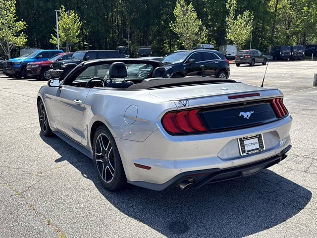 2020 Silver Metallic Ford Mustang EcoBoost Premium RWD Convertible
