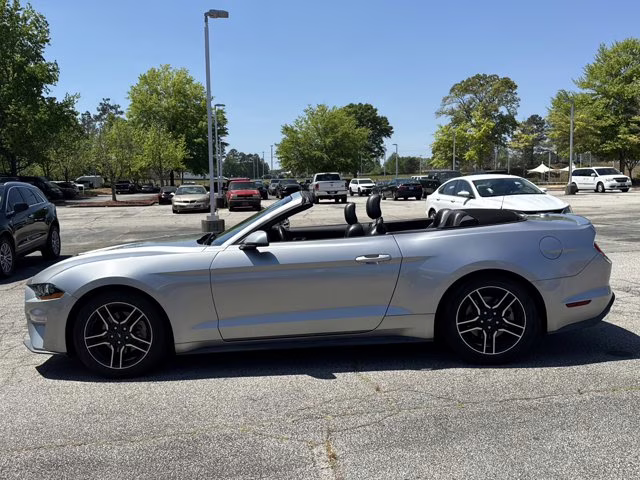 2020 Silver Metallic Ford Mustang EcoBoost Premium RWD Convertible