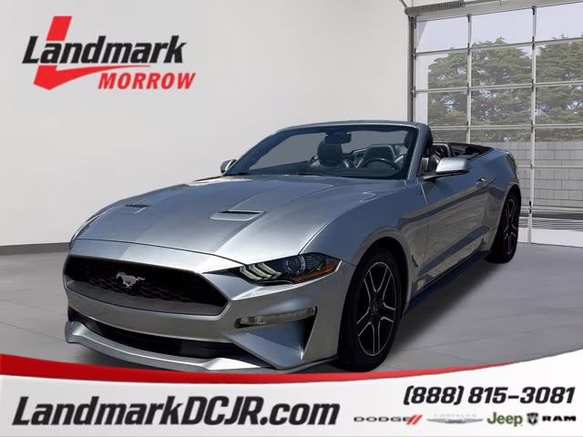 2020 Silver Metallic Ford Mustang EcoBoost Premium RWD Convertible