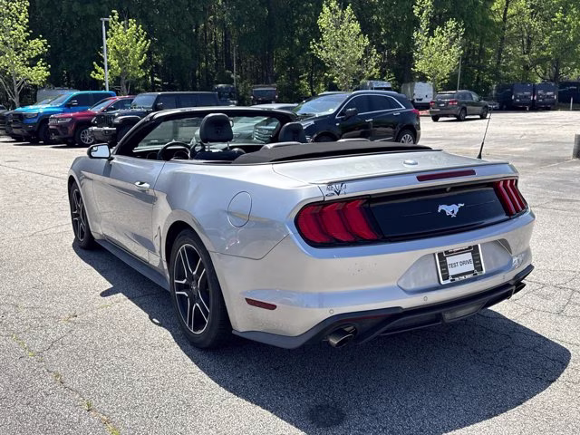 2020 Silver Metallic Ford Mustang EcoBoost Premium RWD Convertible