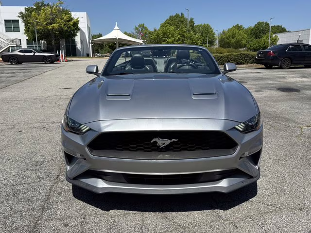 2020 Silver Metallic Ford Mustang EcoBoost Premium RWD Convertible