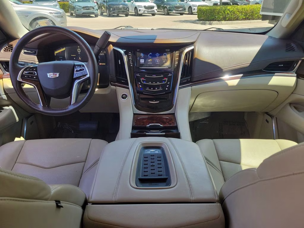 2015 White Diamond Tricoat Cadillac Escalade ESV Premium RWD SUV