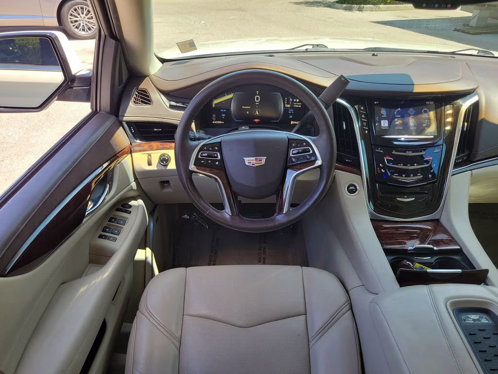 2015 White Diamond Tricoat Cadillac Escalade ESV Premium RWD SUV
