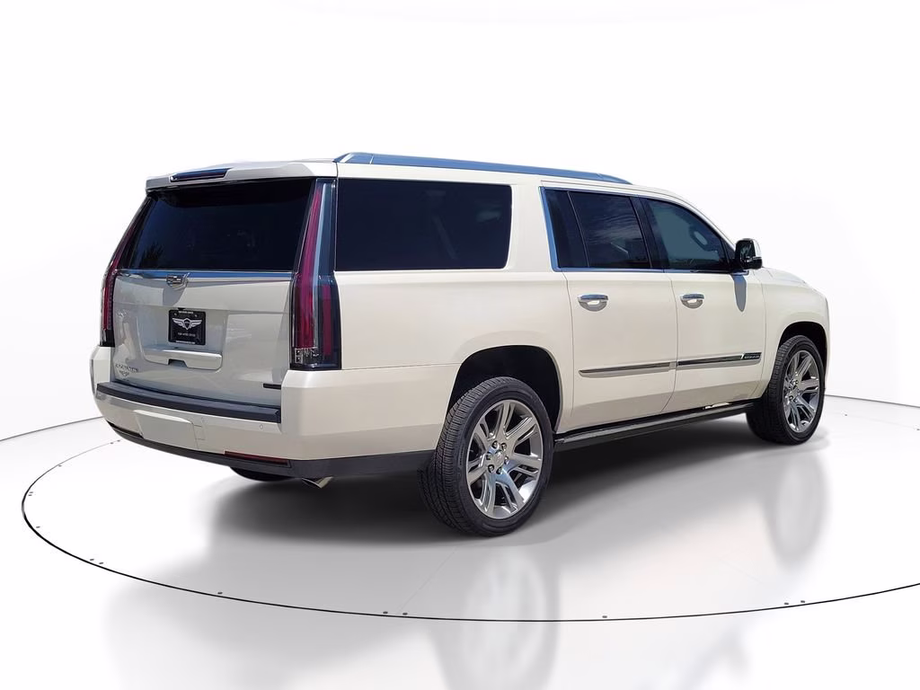 2015 White Diamond Tricoat Cadillac Escalade ESV Premium RWD SUV
