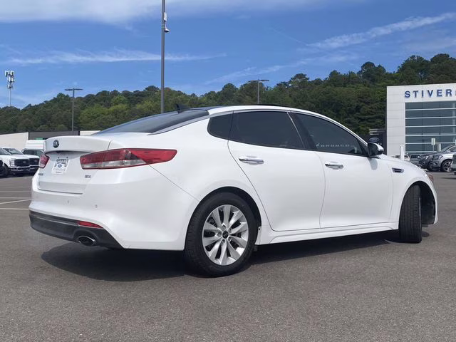 2018 Snow White Pearl Kia Optima EX FWD Sedan