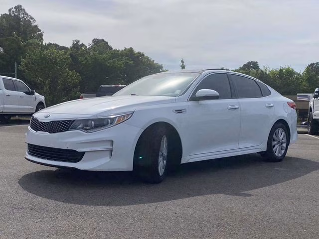 2018 Snow White Pearl Kia Optima EX FWD Sedan