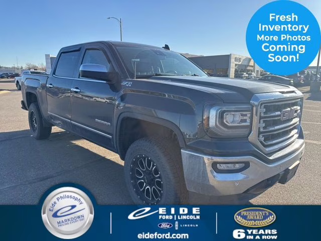 2018 Dark Slate Metallic GMC Sierra 1500 SLT 4X4 Truck