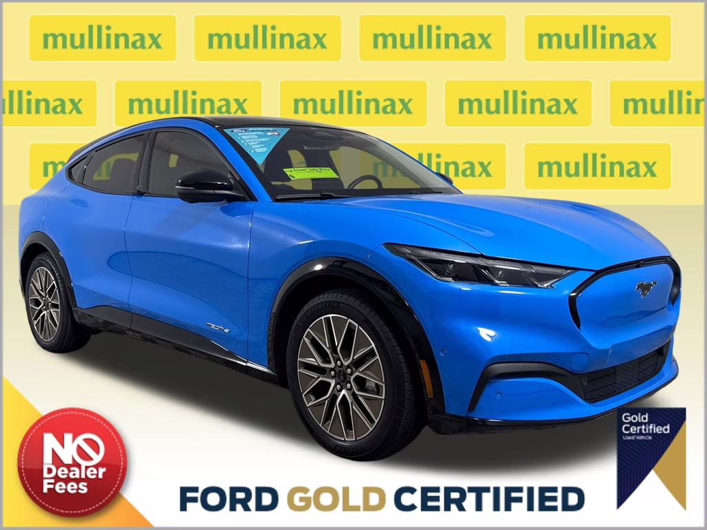 2024 Grabber Blue Metallic Ford Mustang Mach-E Premium RWD SUV
