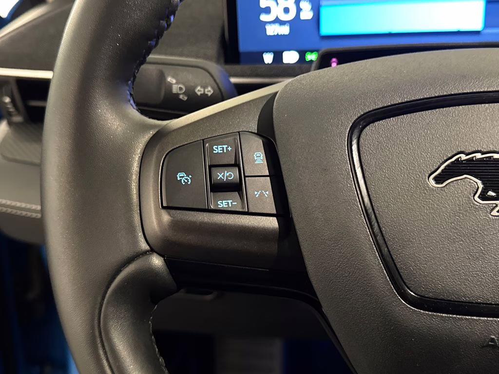 2024 Grabber Blue Metallic Ford Mustang Mach-E Premium RWD SUV