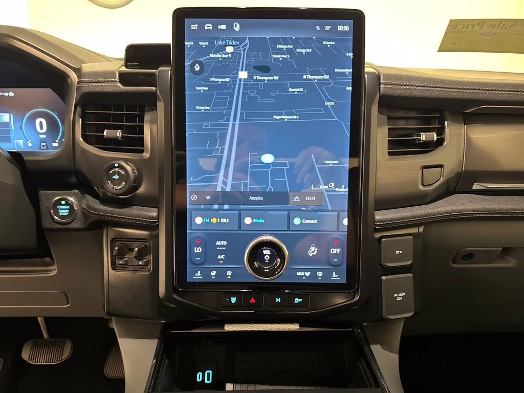 2024 Agate Black Metallic Ford F-150 Lightning Flash AWD Truck