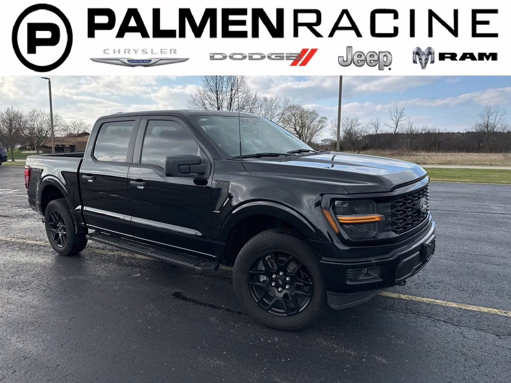 2024 Black Ford F-150 STX 4X4 Truck