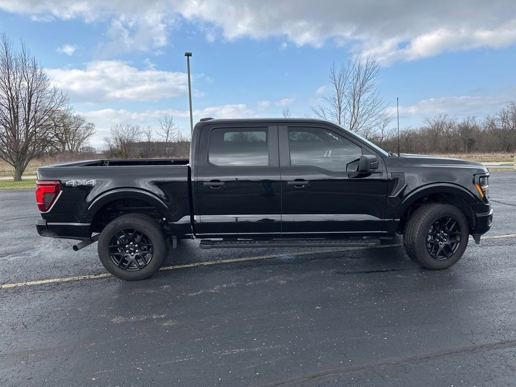 2024 Black Ford F-150 STX 4X4 Truck
