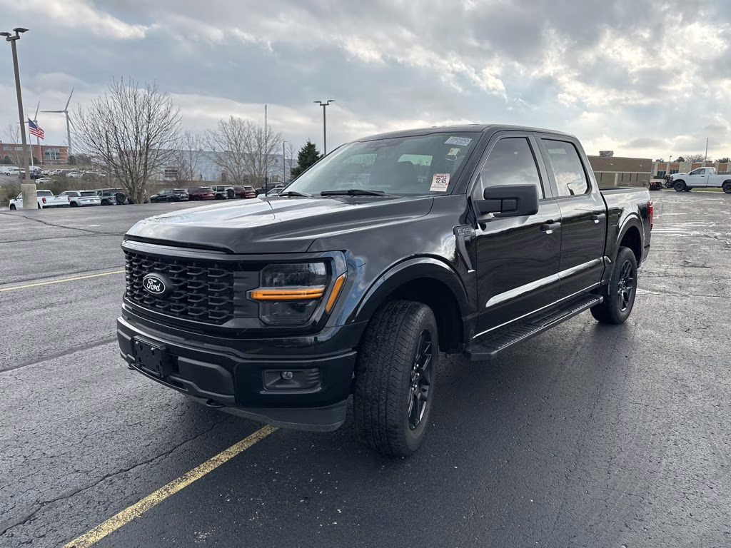 2024 Black Ford F-150 STX 4X4 Truck