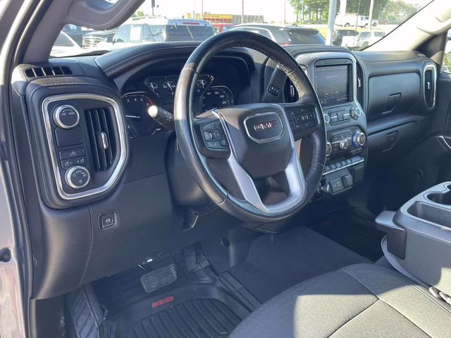 2021 Satin Steel Metallic GMC Sierra 1500 SLE RWD Truck
