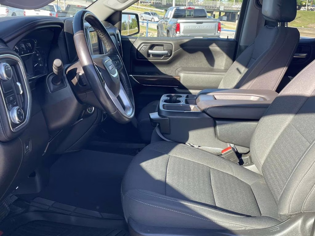 2021 Satin Steel Metallic GMC Sierra 1500 SLE RWD Truck