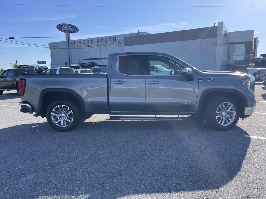 2021 Satin Steel Metallic GMC Sierra 1500 SLE RWD Truck
