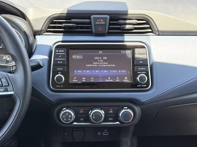 2025 Aspen White Tricoat Nissan Versa 1.6 SV FWD Sedan