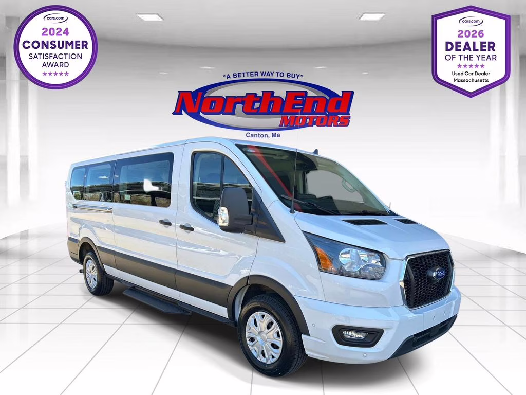 2023 Oxford White Ford Transit-350 XLT RWD Crossover