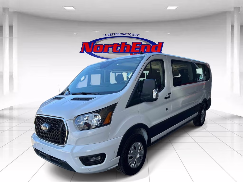 2023 Oxford White Ford Transit-350 XLT RWD Crossover