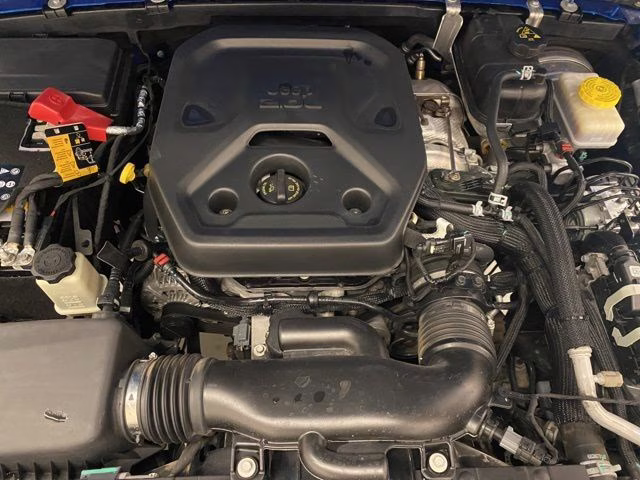 2023 Hydro Blue Pearl Coat Jeep Wrangler Sahara 4X4 SUV