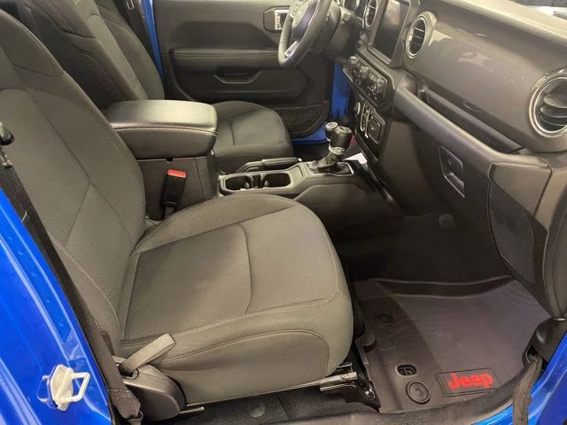 2023 Hydro Blue Pearl Coat Jeep Wrangler Sahara 4X4 SUV