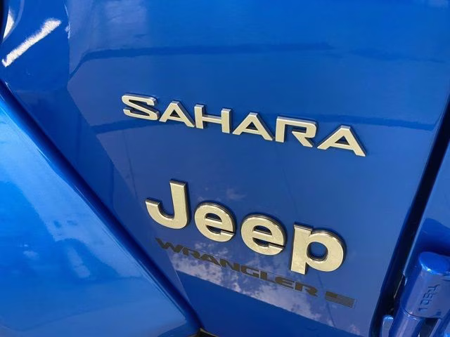 2023 Hydro Blue Pearl Coat Jeep Wrangler Sahara 4X4 SUV