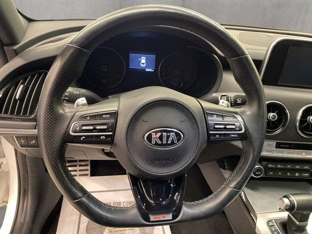 2021 Snow White Pearl Kia Stinger GT AWD Sedan