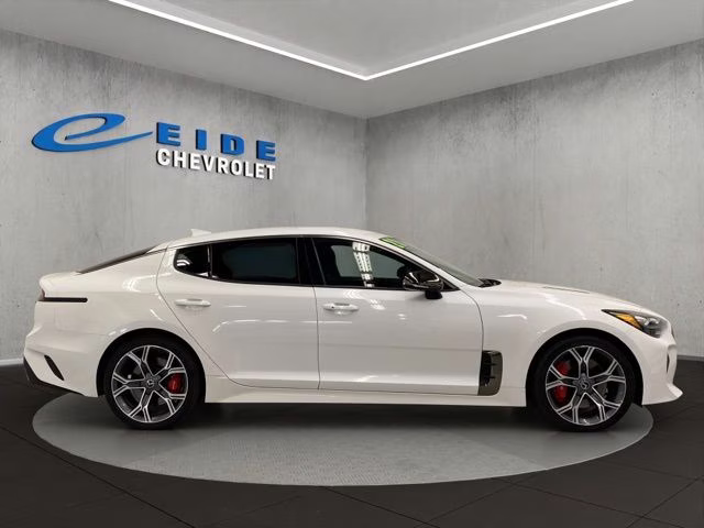 2021 Snow White Pearl Kia Stinger GT AWD Sedan