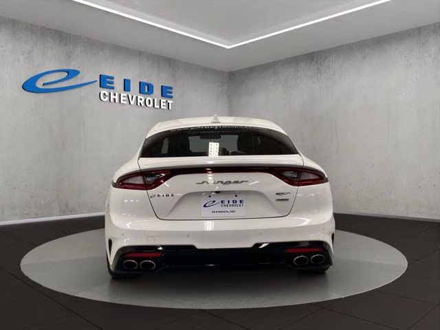 2021 Snow White Pearl Kia Stinger GT AWD Sedan