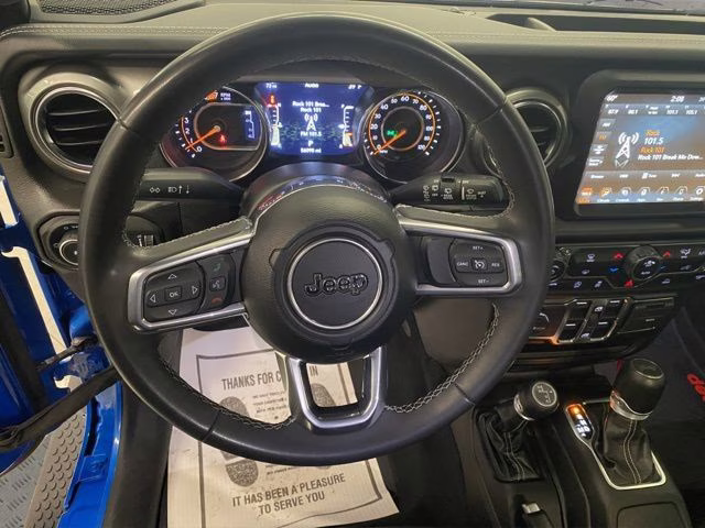 2023 Hydro Blue Pearl Coat Jeep Wrangler Sahara 4X4 SUV