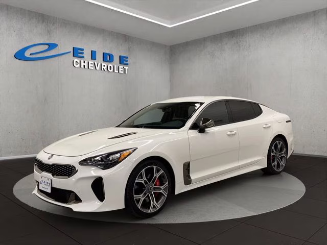 2021 Snow White Pearl Kia Stinger GT AWD Sedan
