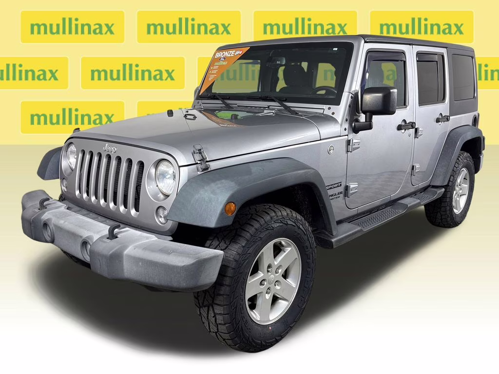 2016 Billet Silver Metallic Clearcoat Jeep Wrangler Unlimited Sport 4X4 SUV