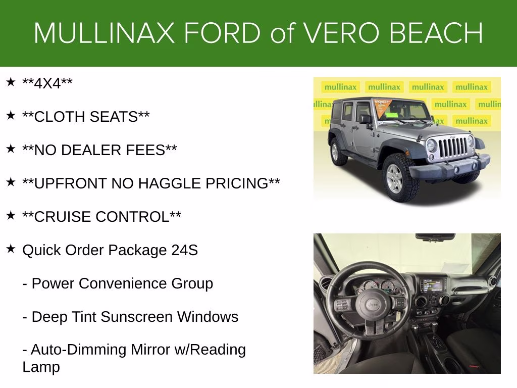 2016 Billet Silver Metallic Clearcoat Jeep Wrangler Unlimited Sport 4X4 SUV
