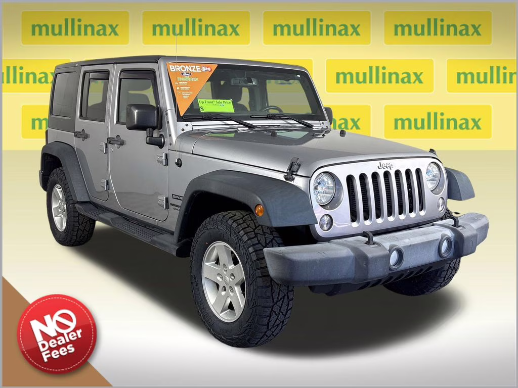 2016 Billet Silver Metallic Clearcoat Jeep Wrangler Unlimited Sport 4X4 SUV